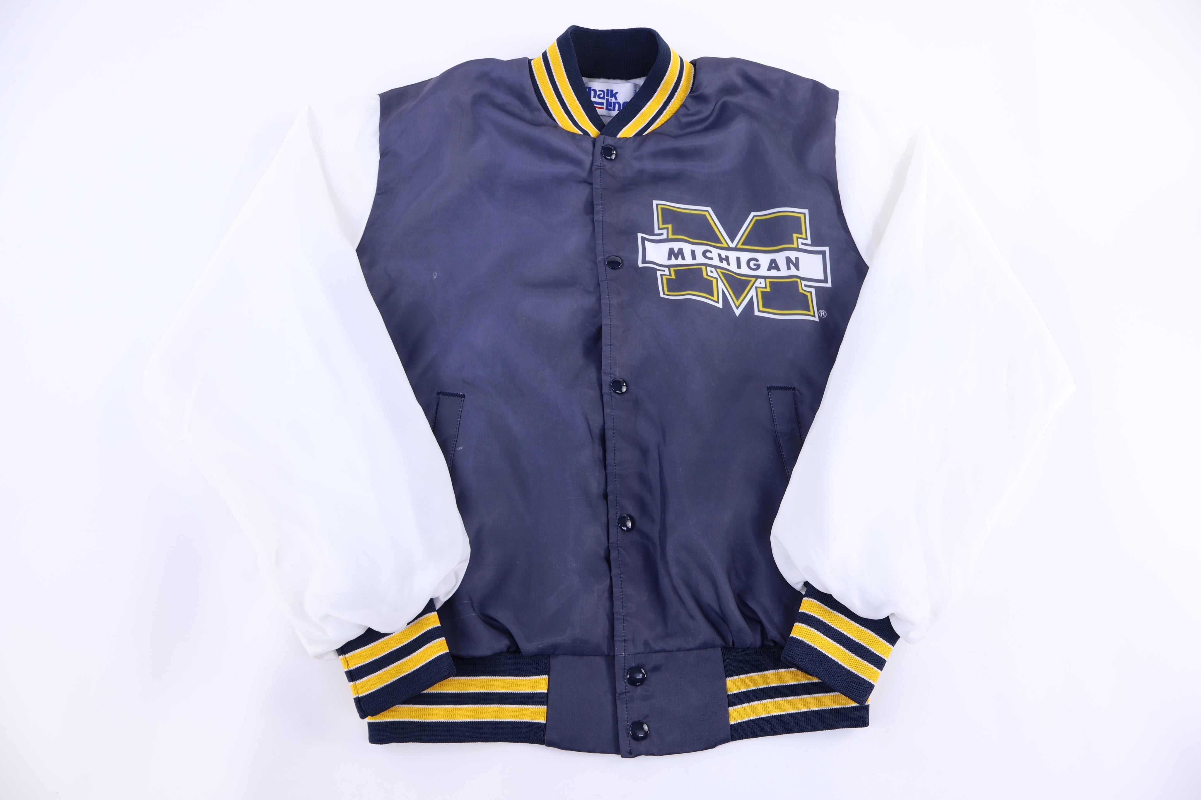 80's University of Michigan Bomber Jacket - Jacket - Thrifted Threads