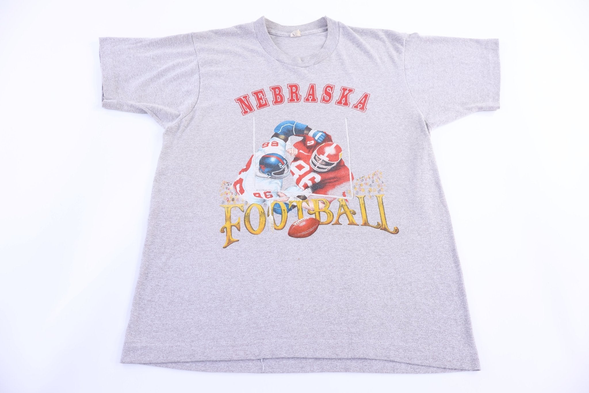 80's University of Nebraska Football T-shirt - Shirts & Tops - Thrifted Threads