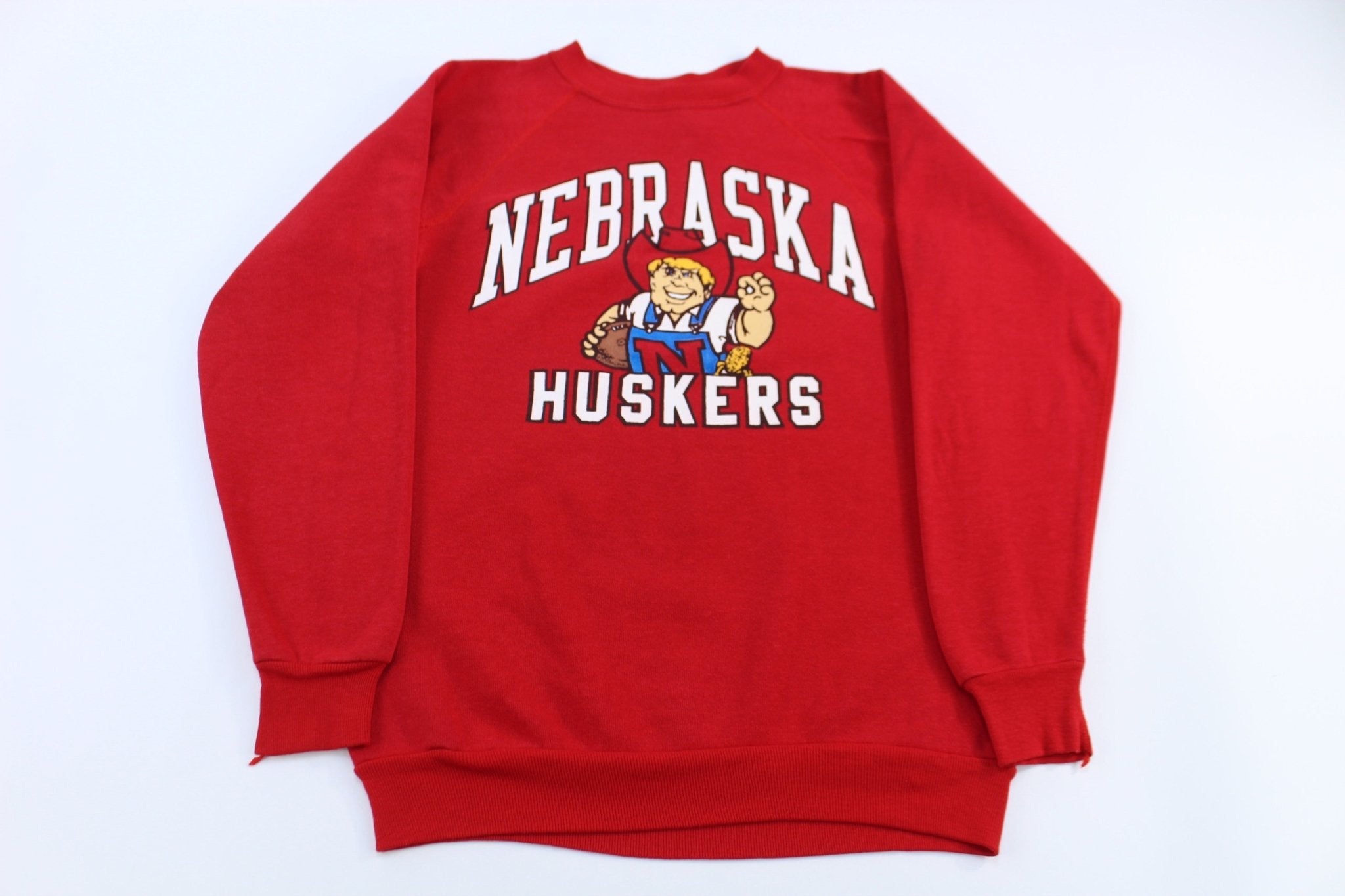 80's University of Nebraska Huskers Sweatshirt - Sweatshirt - Thrifted Threads