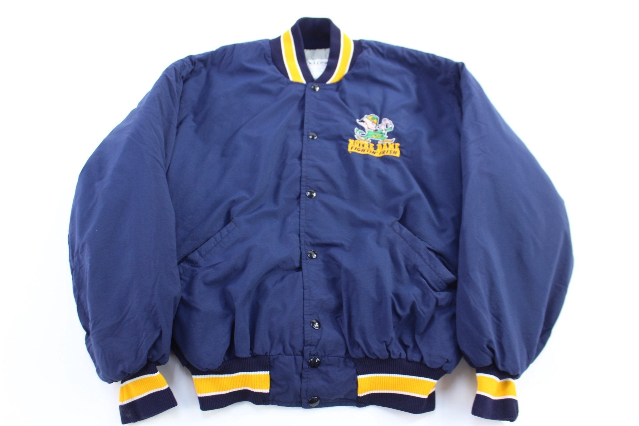 80's University of Notre Dame Bomber Jacket - Jacket - Thrifted Threads