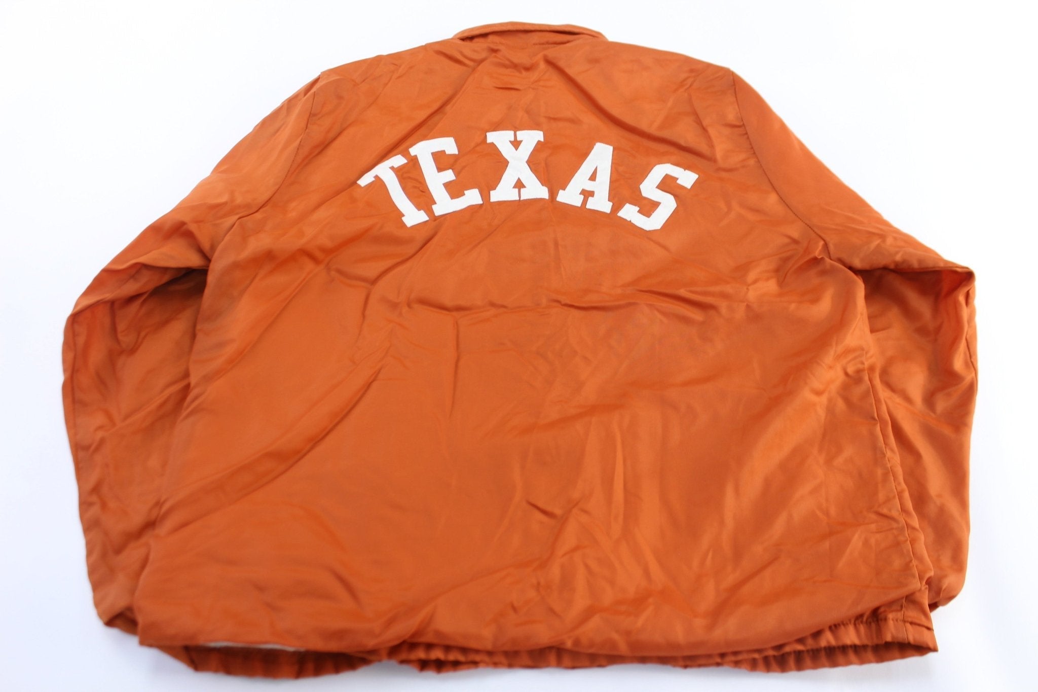 80's University of Texas Embroidered Windbreaker Jacket - Jacket - Thrifted Threads