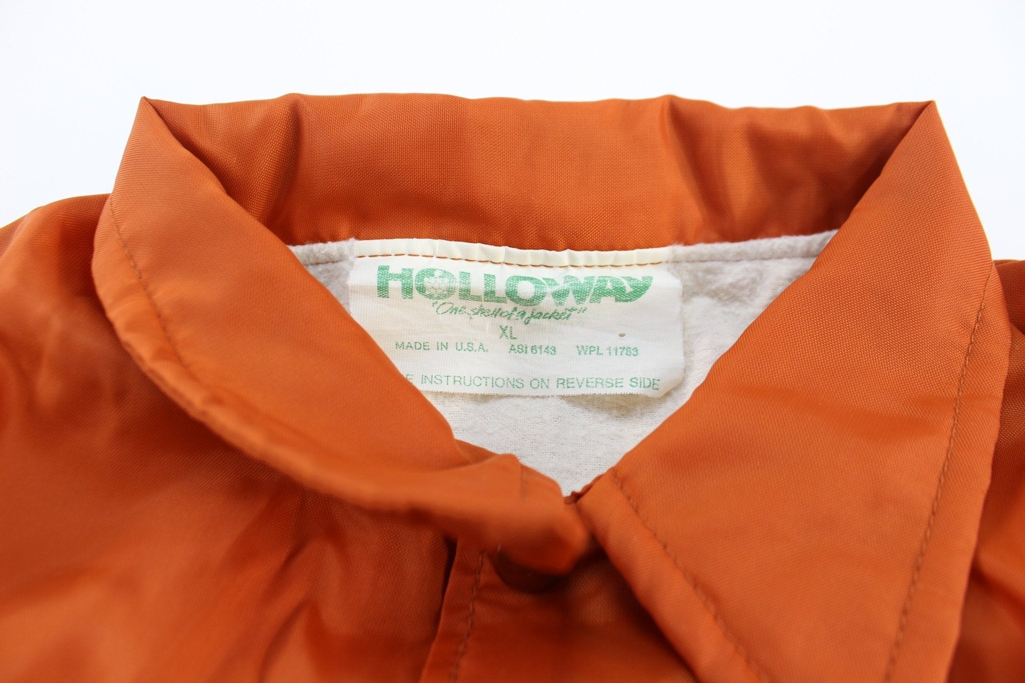 80's University of Texas Embroidered Windbreaker Jacket - Jacket - Thrifted Threads