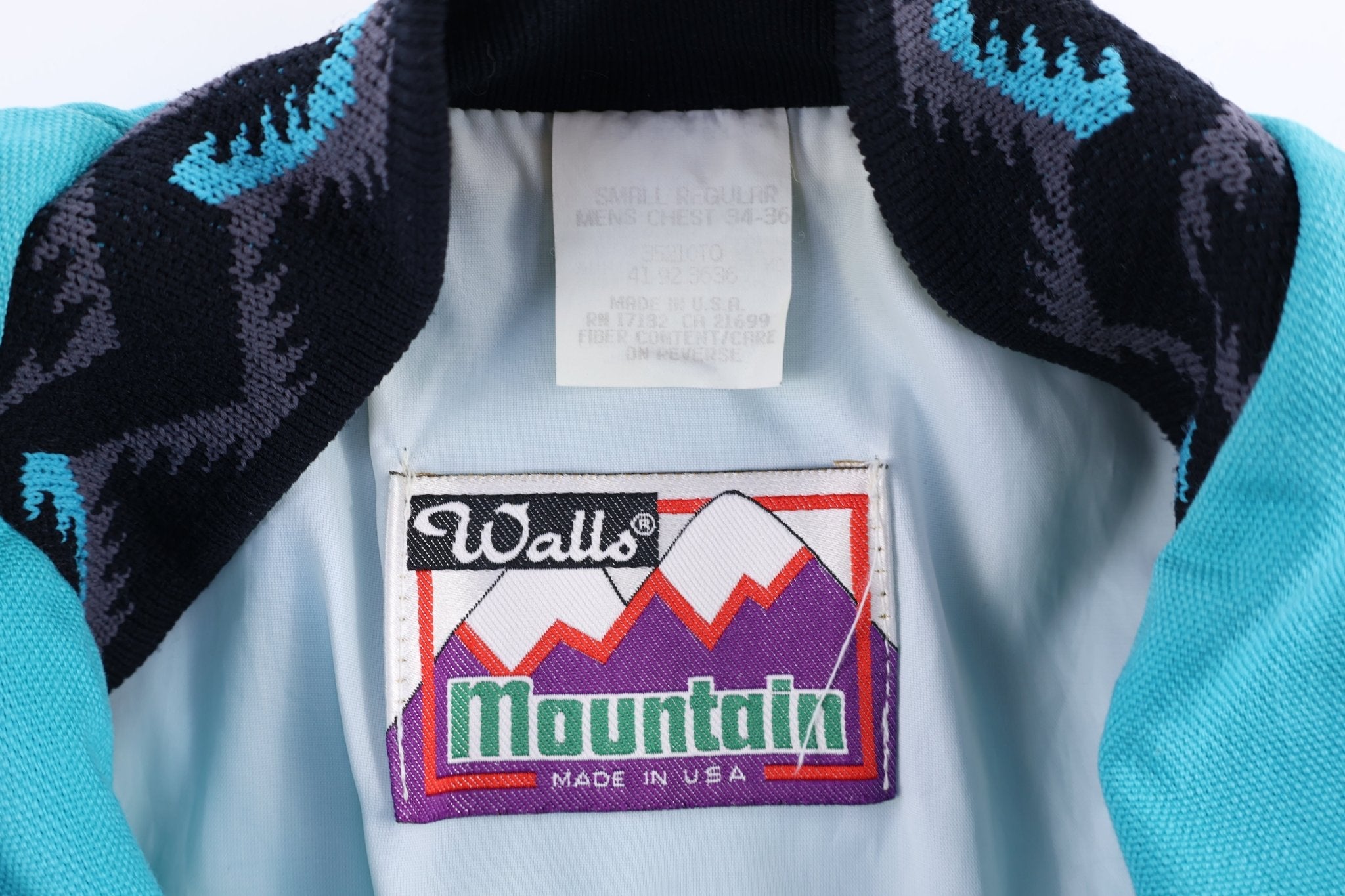 80's Wall's Aztec Pattern Full Zip Jacket - Jacket - Thrifted Threads