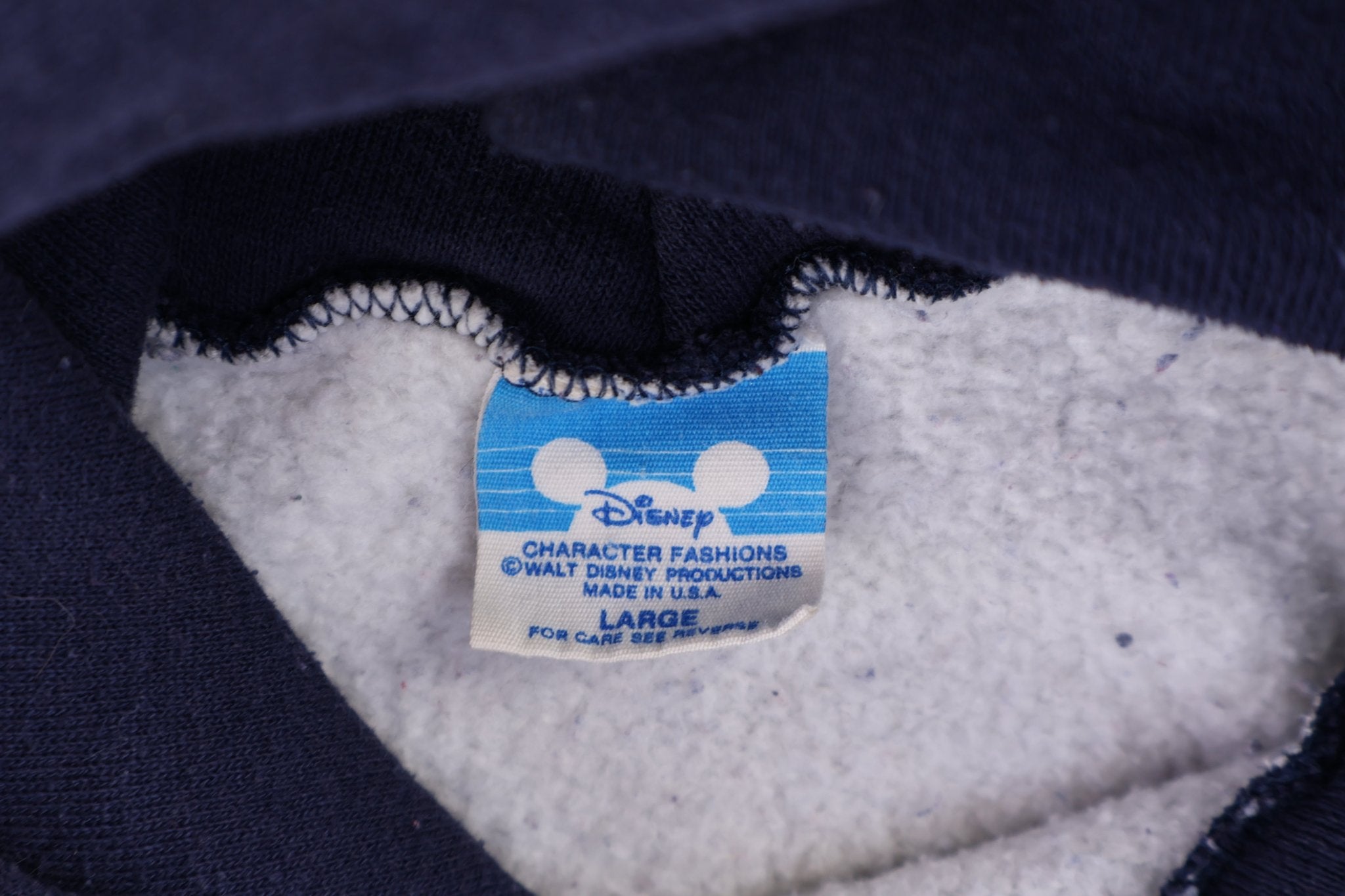 80's Walt Disney Mickey Mouse Pullover Hood - Sweatshirt - Thrifted Threads