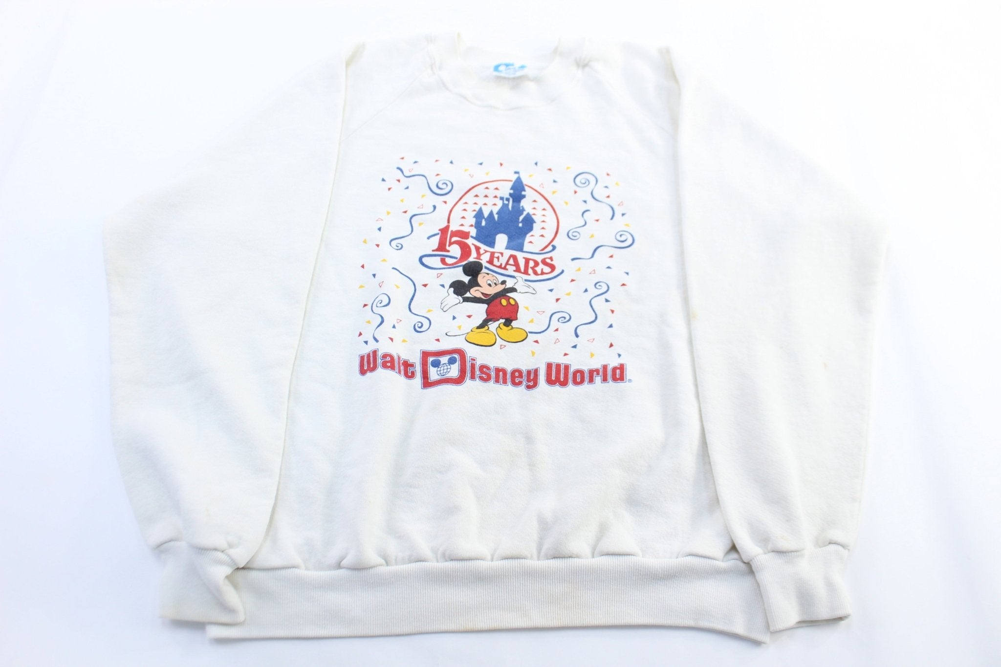 80's Walt Disney World Anniversary Sweatshirt - ThriftedThreads.com