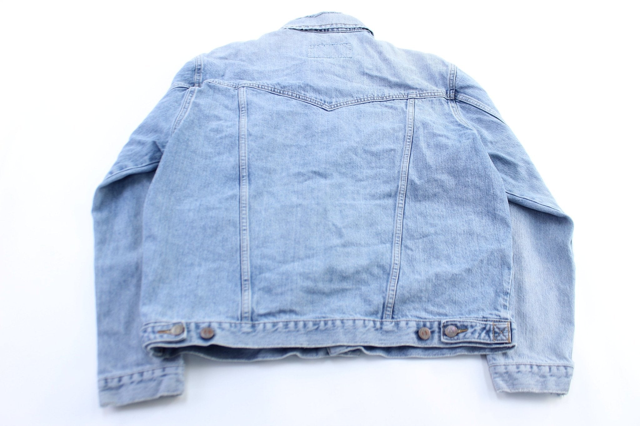 80's Wrangler Light Wash Denim Jacket - Jacket - Thrifted Threads