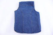 80's Wrangler Sherpa Lined Denim Vest - Vest - Thrifted Threads