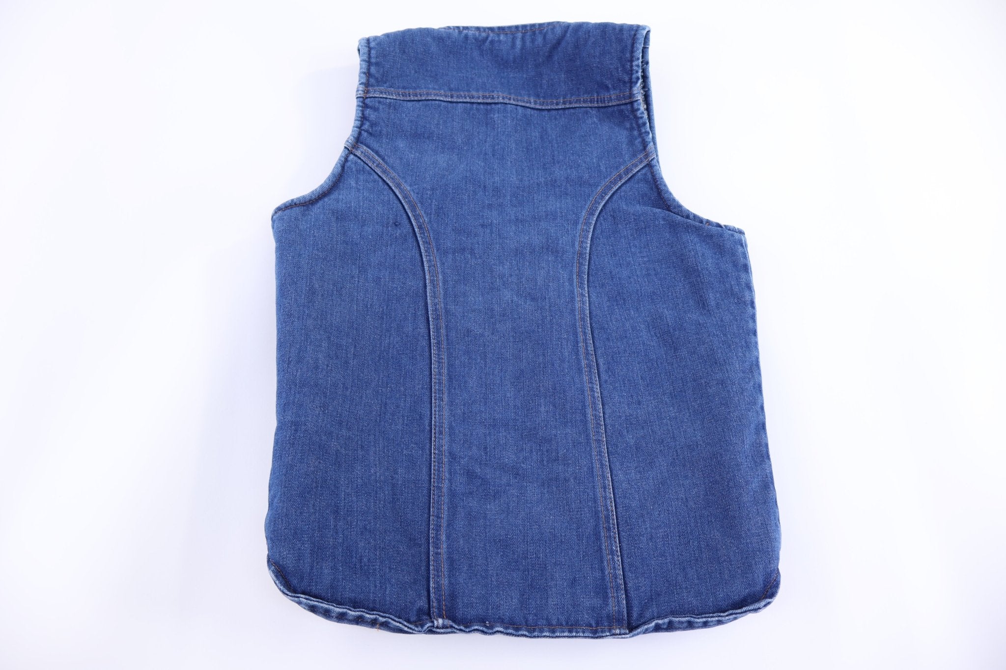 80's Wrangler Sherpa Lined Denim Vest - Vest - Thrifted Threads