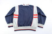 80'sAdidas Embroidered Logo Navy Blue, Red, Grey Zip Up Jacket - Jackets - Thrifted Threads