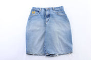 88 North Embroidered Denim Shorts - ThriftedThreads.com