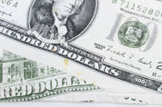 90's 100 Dollar Bill All Over Graphic T-shirt - Shirts & Tops - Thrifted Threads