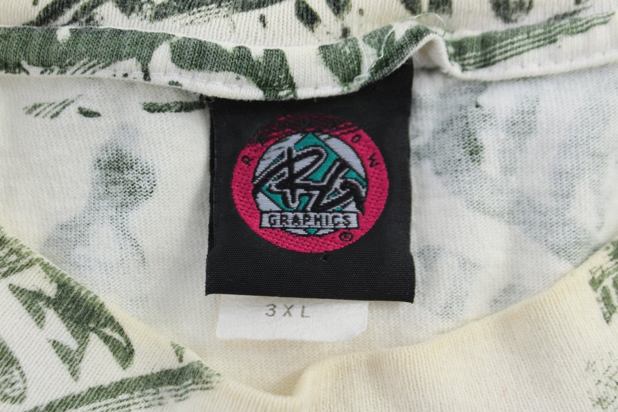 90's 100 Dollar Bill All Over Graphic T-shirt - Shirts & Tops - Thrifted Threads