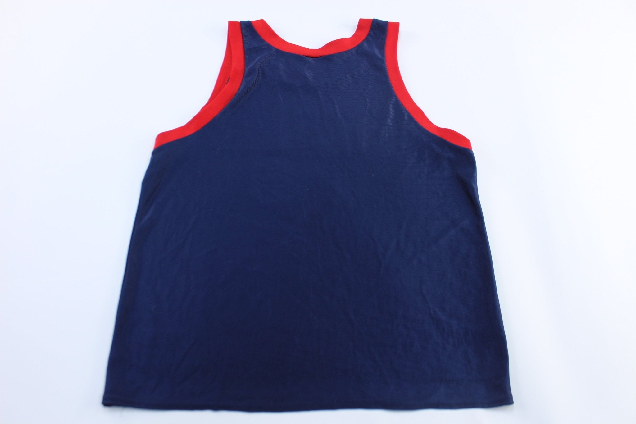 90's 7 Logo NBA Houston Rockets Basketball Jersey - ThriftedThreads.com