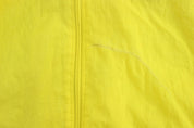 90's Adidas Embroidered Logo Black & Yellow Striped Zip Up Jacket - Jackets - Thrifted Threads