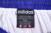 90's Adidas Embroidered Logo Blue Track Pants - Pants/Shorts - Thrifted Threads