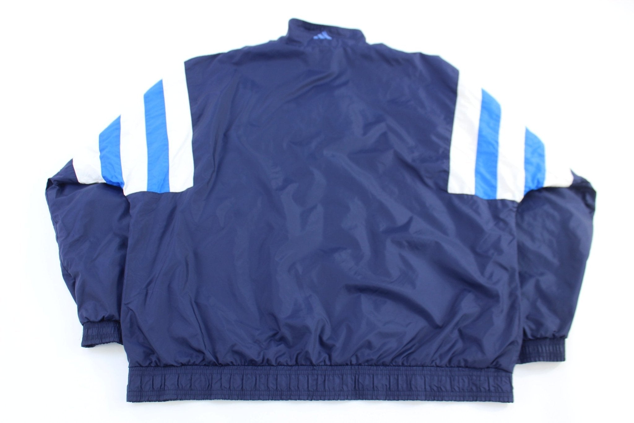 90's Adidas Embroidered Logo Full Zip Jacket - jacket - Thrifted Threads