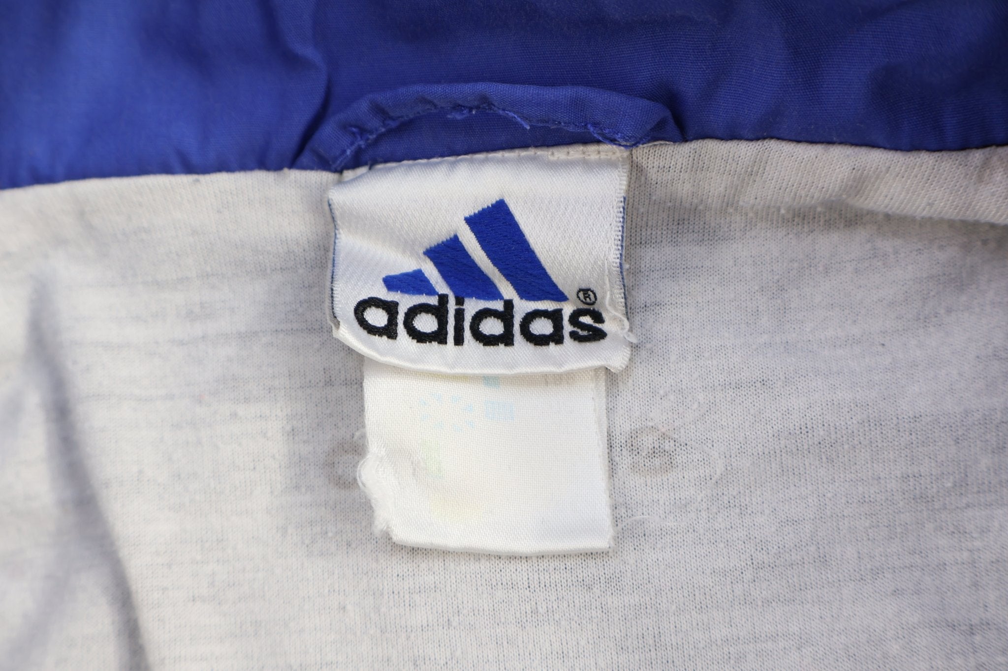 90's Adidas Embroidered Logo Full Zip Jacket - Jacket - Thrifted Threads