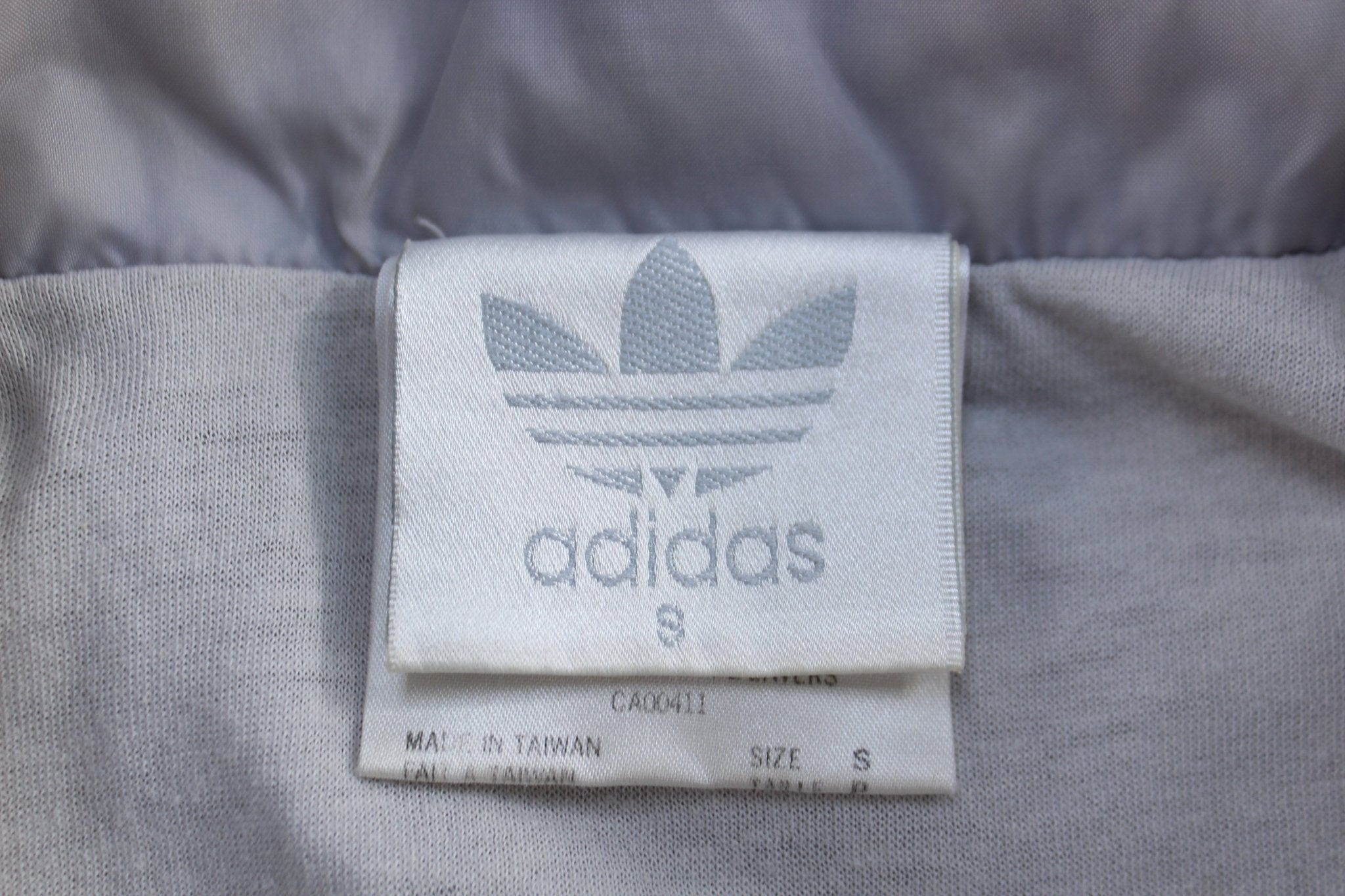 90's Adidas Embroidered Logo Full Zip Windbreaker - Jacket - Thrifted Threads