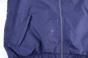 90's Adidas Embroidered Logo Full Zip Windbreaker Jacket - Jacket - Thrifted Threads