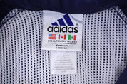 90's Adidas Embroidered Logo Full Zip Windbreaker Jacket - Jacket - Thrifted Threads