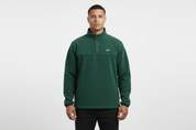 90's Adidas Embroidered Logo Green Fleece Sweater - Sweater - Thrifted Threads