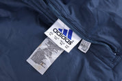 90's Adidas Embroidered Logo Grey Full Zip Jacket - Jacket - Thrifted Threads