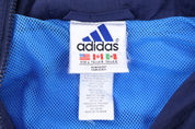 90's Adidas Embroidered Logo Multicolor Full Zip Jacket - Jacket - Thrifted Threads