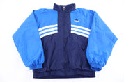 90's Adidas Embroidered Logo Multicolor Full Zip Jacket - Jacket - Thrifted Threads