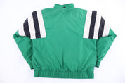 90's Adidas Embroidered Logo Multicolor Full Zip Windbreaker - Jacket - Thrifted Threads