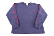 90's Adidas Embroidered Logo Multicolor Sweatshirt - Sweatshirt - Thrifted Threads