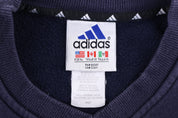 90's Adidas Embroidered Logo Multicolor Sweatshirt - Sweatshirt - Thrifted Threads