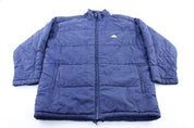 90's Adidas Embroidered Logo Navy Blue Zip Up Jacket - Jacket - Thrifted Threads