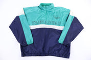 90's Adidas Embroidered Logo Pullover Windbreaker - Jacket - Thrifted Threads