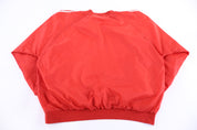 90's Adidas Embroidered Logo Red Pullover Windbreaker - Jacket - Thrifted Threads