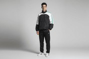 90's Adidas Embroidered Logo White, Green & Black Full Zip Windbreaker - Jacket - Thrifted Threads