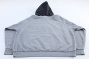 90's Adidas Embroidered Trefoil Logo Grey Fleece Hoodie - ThriftedThreads.com