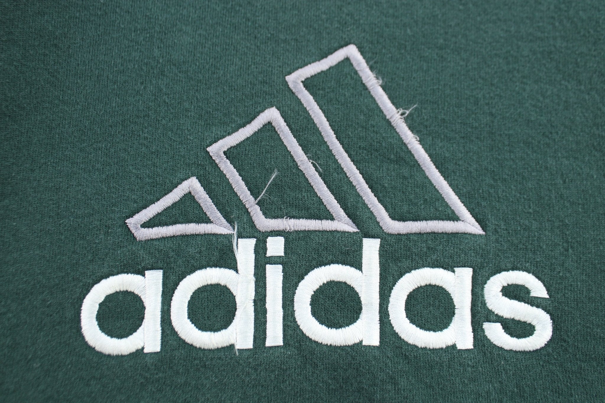 90's Adidas Logo Embroidered Sweatshirt - ThriftedThreads.com