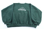 90's Adidas Logo Embroidered Sweatshirt - ThriftedThreads.com