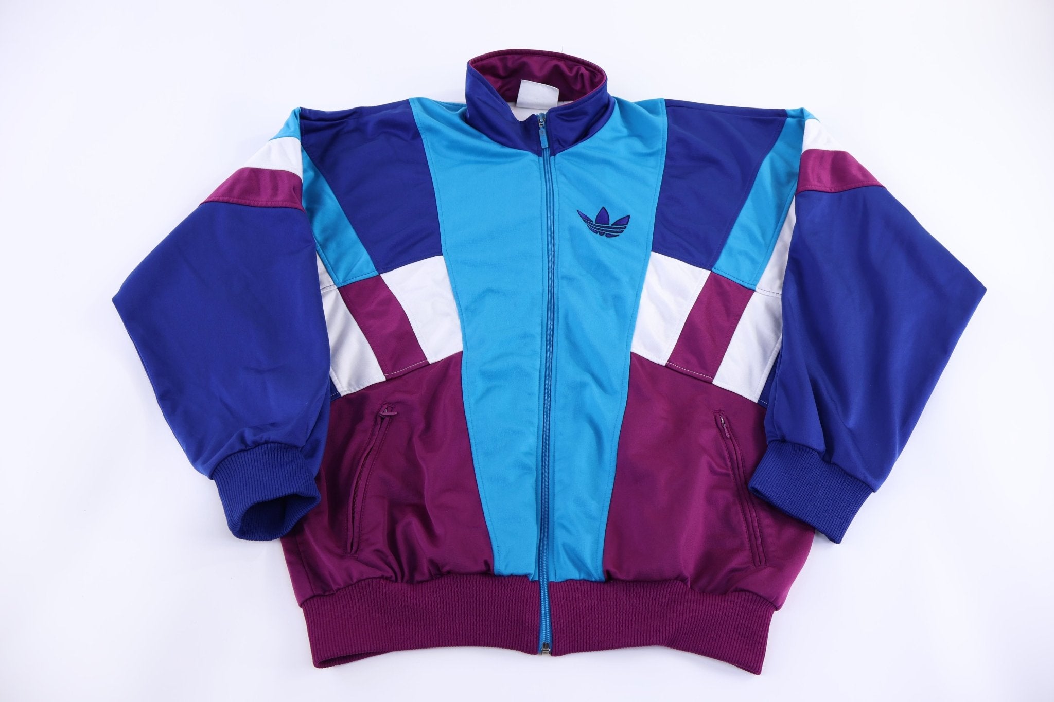 90's Adidas Multicolor Full Zip Jacket - Jacket - Thrifted Threads
