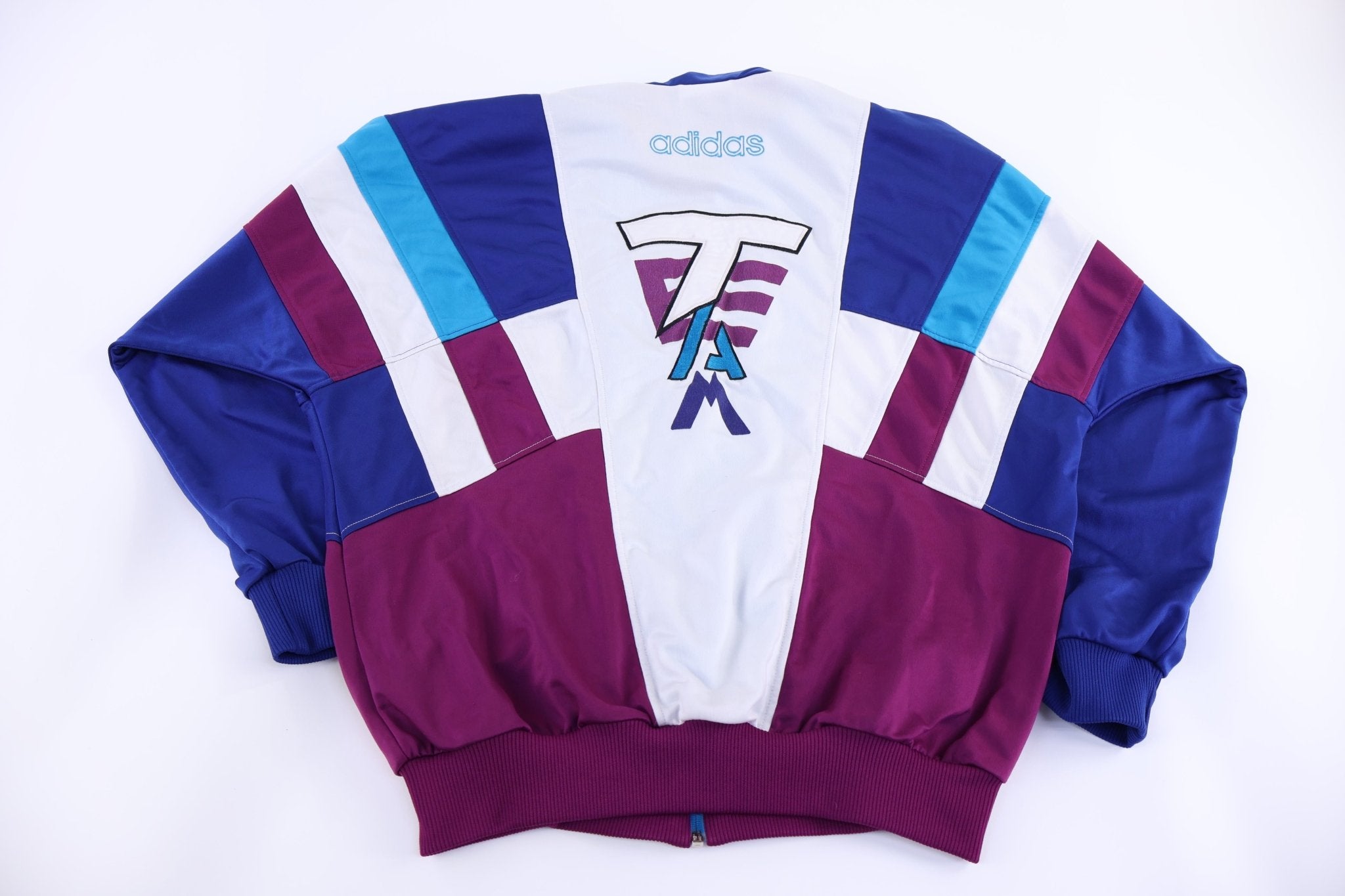 90's Adidas Multicolor Full Zip Jacket - Jacket - Thrifted Threads