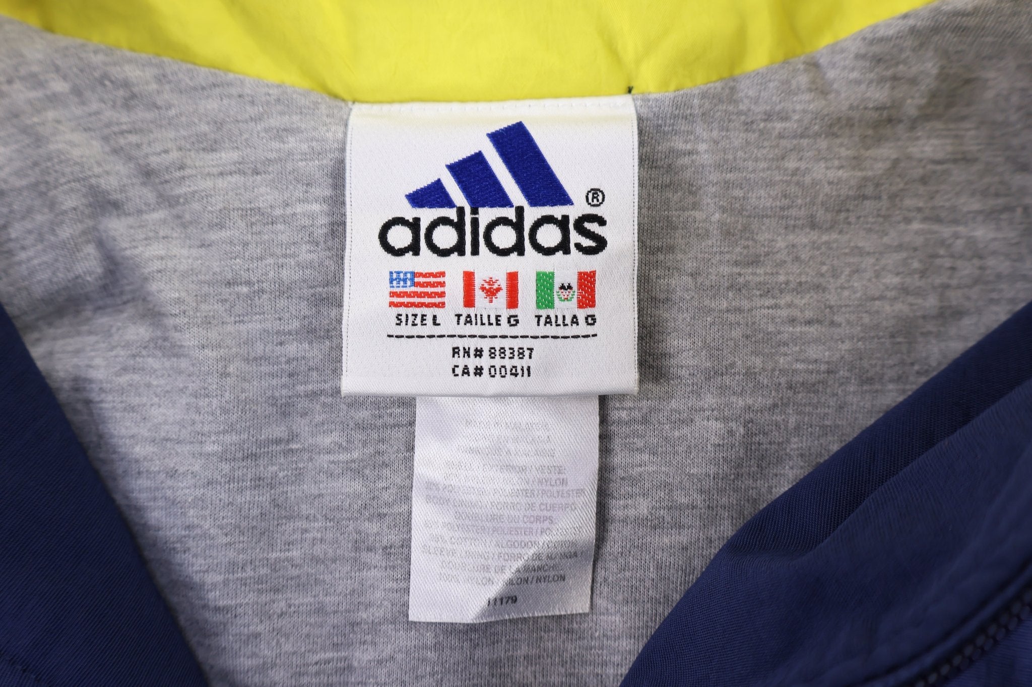 90's Adidas Multicolor Full Zip Jacket - Jacket - Thrifted Threads