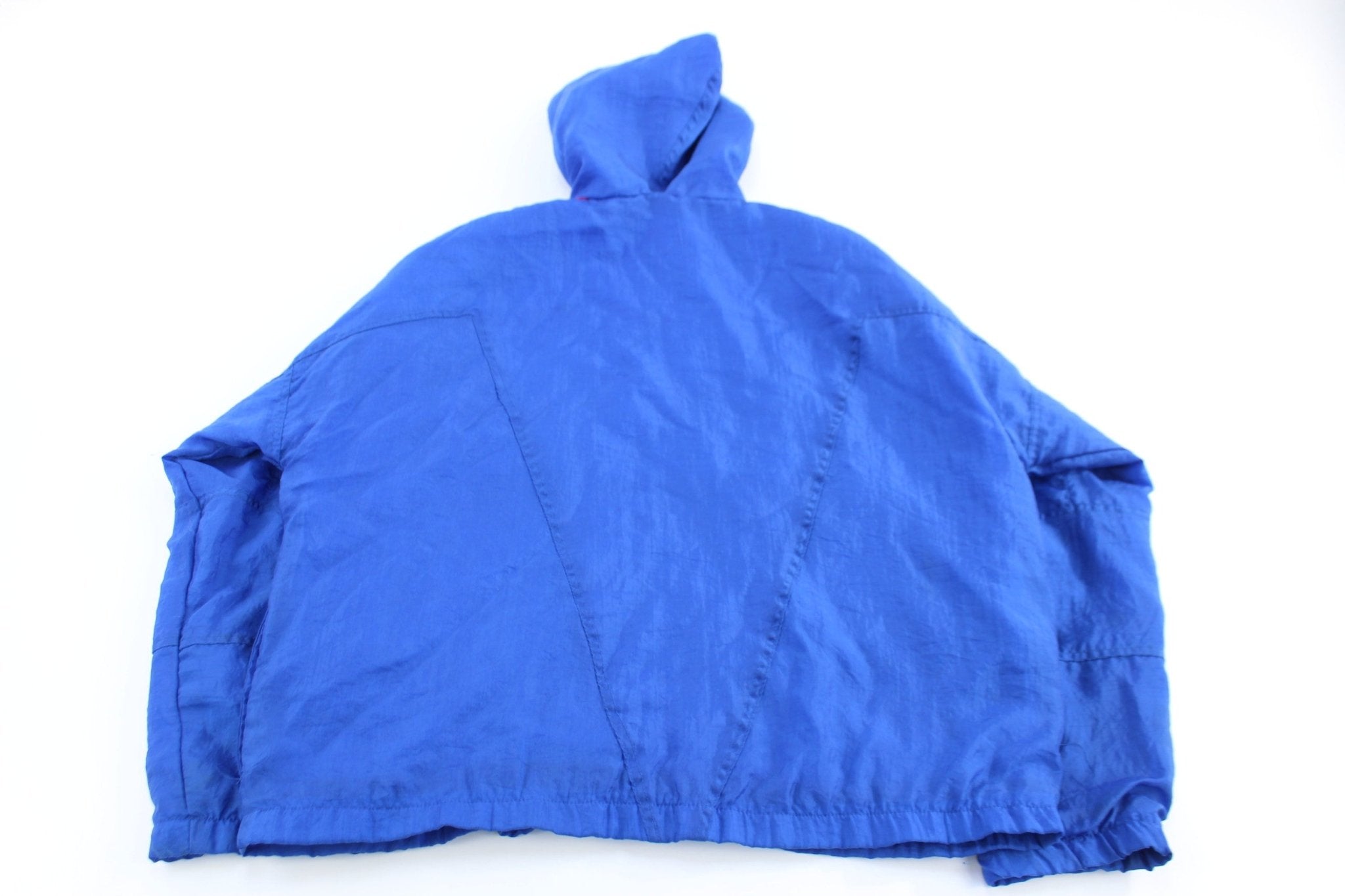 90's Adidas Pink & Blue full Zip Hooded Jacket - Jacket - Thrifted Threads