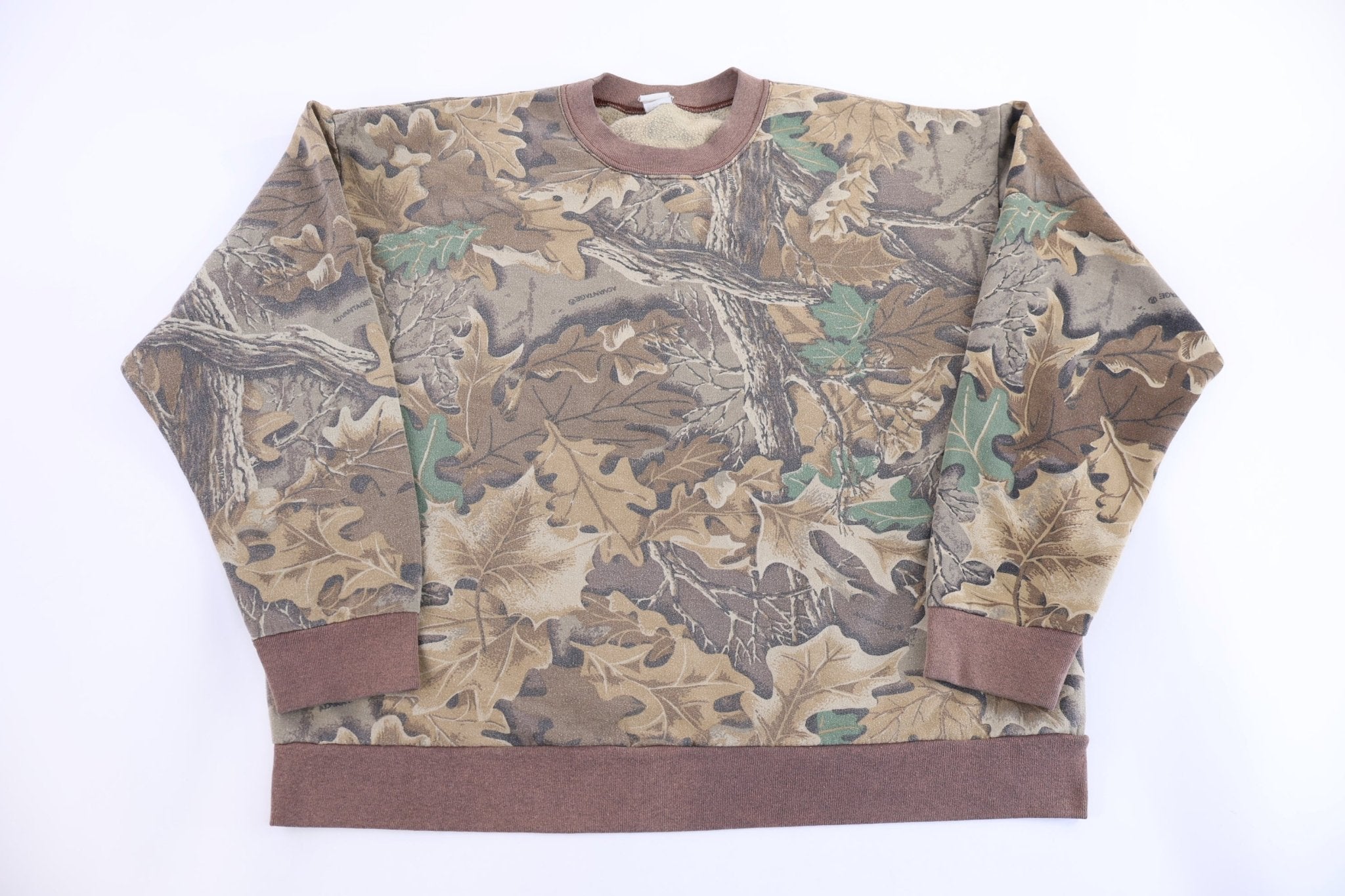 90's Advantage Camouflage Sweatshirt - Sweatshirt - Thrifted Threads