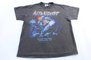 90's Alpengeist Bush Gardens Rollercoaster T-Shirt - ThriftedThreads.com