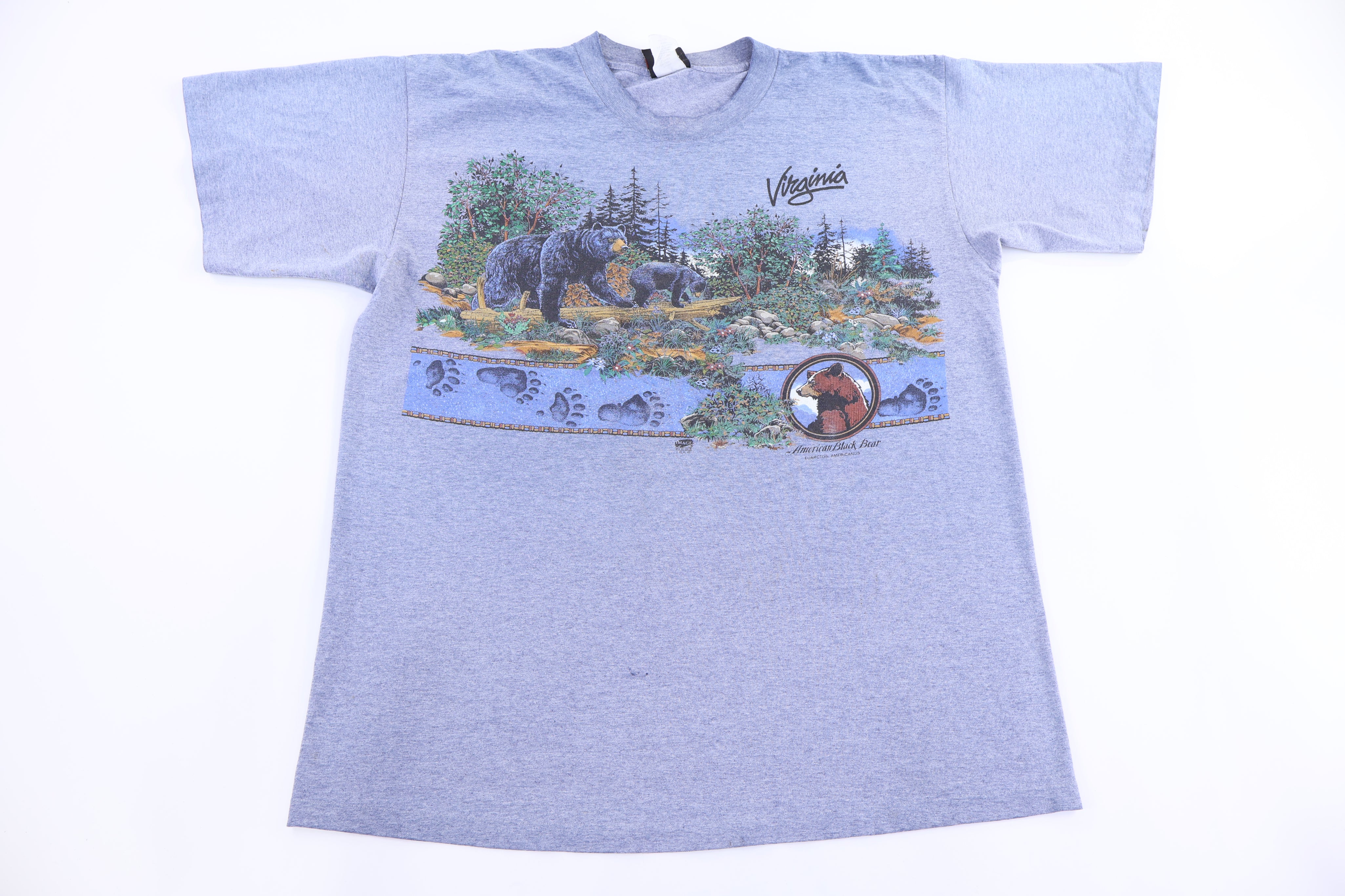90's American Black Bear Nature Graphic T-shirt - Shirts & Tops - Thrifted Threads