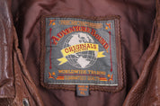 90's American Bound Brown Leather Jacket - Jacket - Thrifted Threads