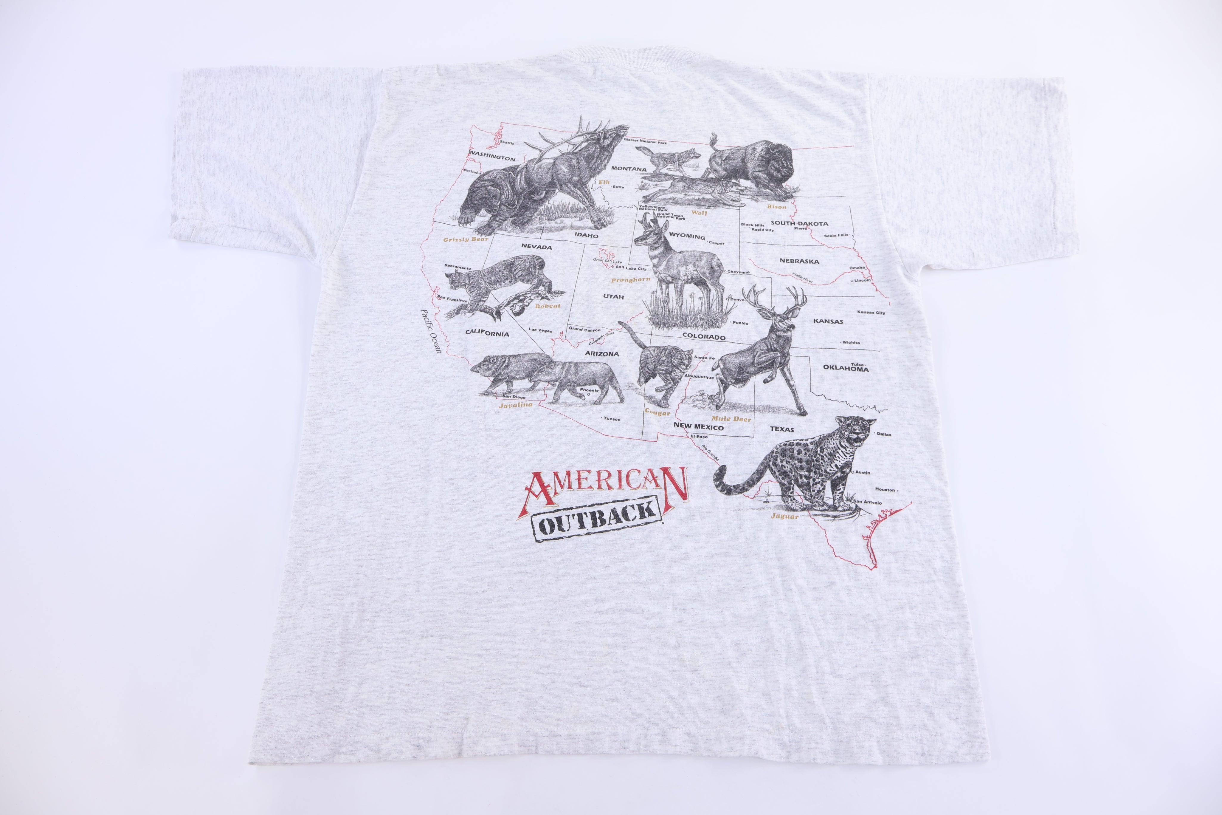 90's American Outback National Creatures T-shirt - Shirts & Tops - Thrifted Threads
