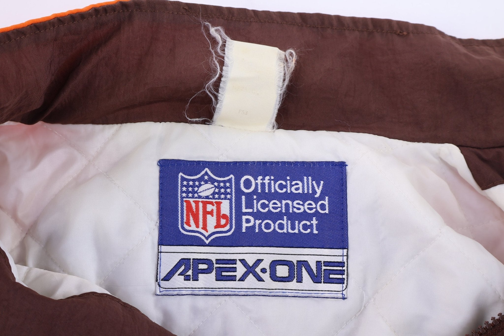 90's Apex One Cleveland Browns Football Full Zip Jacket - Jacket - Thrifted Threads