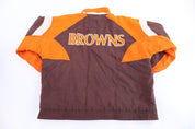 90's Apex One Cleveland Browns Football Full Zip Jacket - Jacket - Thrifted Threads