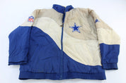 90's Apex One Dallas Cowboys Football Full Zip Puffer Jacket - Jacket - Thrifted Threads